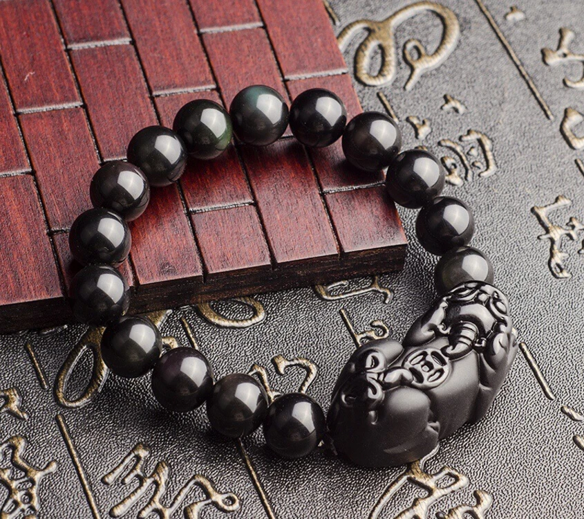 Новые браслеты Pixiu Stone Pi yao rouge corde xiu основной браслет chanceux amulette bijoux 10 мм | Украшения