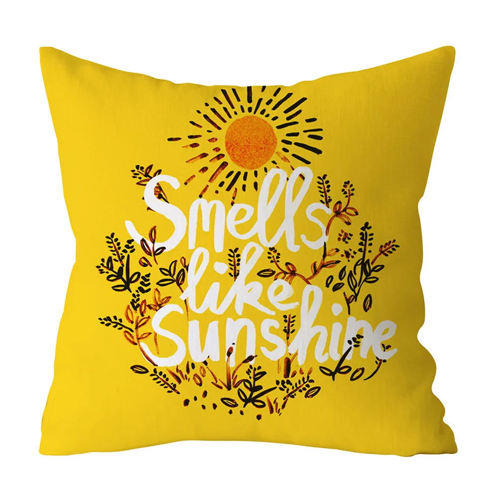 Модная полиэфирная Геометрическая Подушка с желтым ананасом декоративная