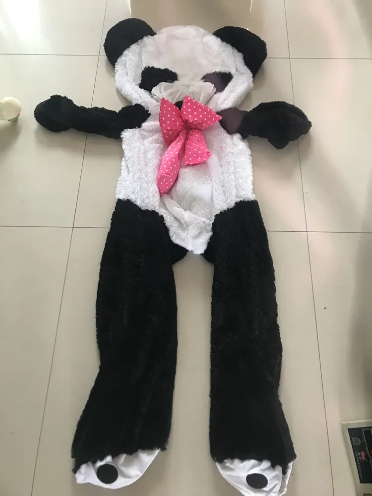 260 см из мягкого материала в китайском с гигантской пандой кожи мягкая игрушечная