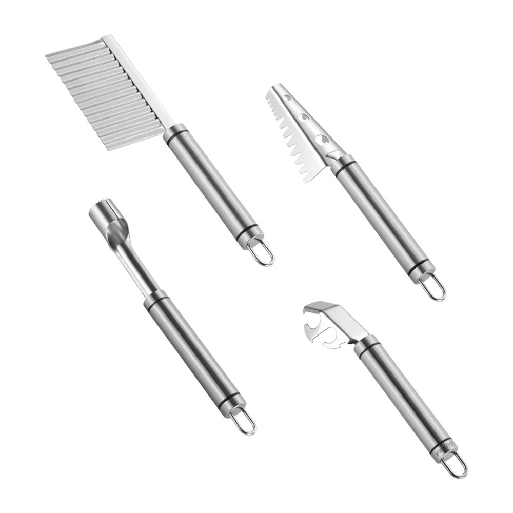 304 нержавеющая сталь анти-ожоги блюдо зажим рыбные весы строгальный инструмент