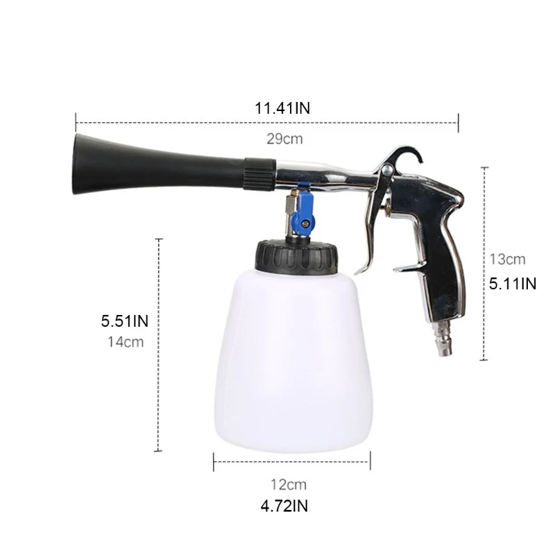 

Tornador High Pressure Car Cleaning Dry Cleaner Tornador Apparatus With Metal Bearing Pneumatic Dust-Collecting Car Tool