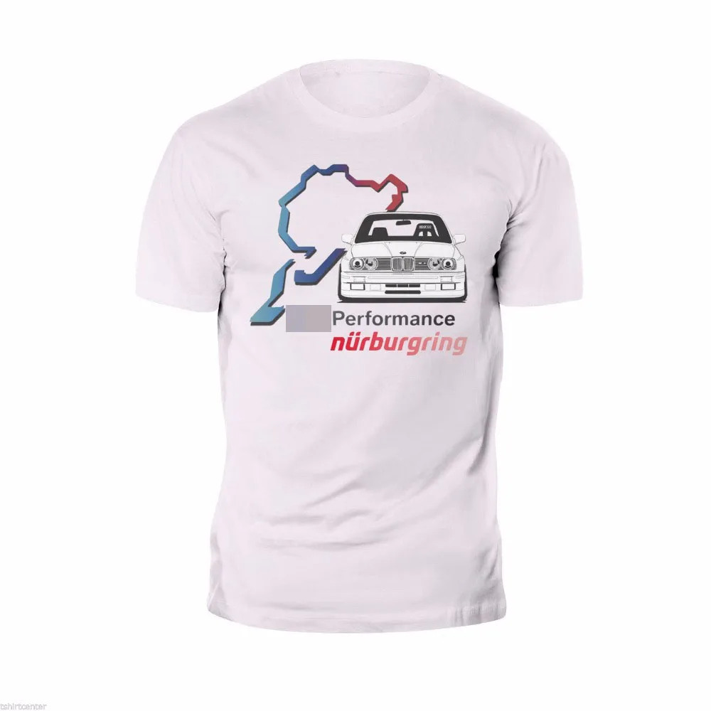 

Newest 2019 Men T-Shirt Fashion O-Neck New T-Shirt Racer M3 Power Car Racer White Tee 100% Cotton Custom Print Men's Tees Shirt