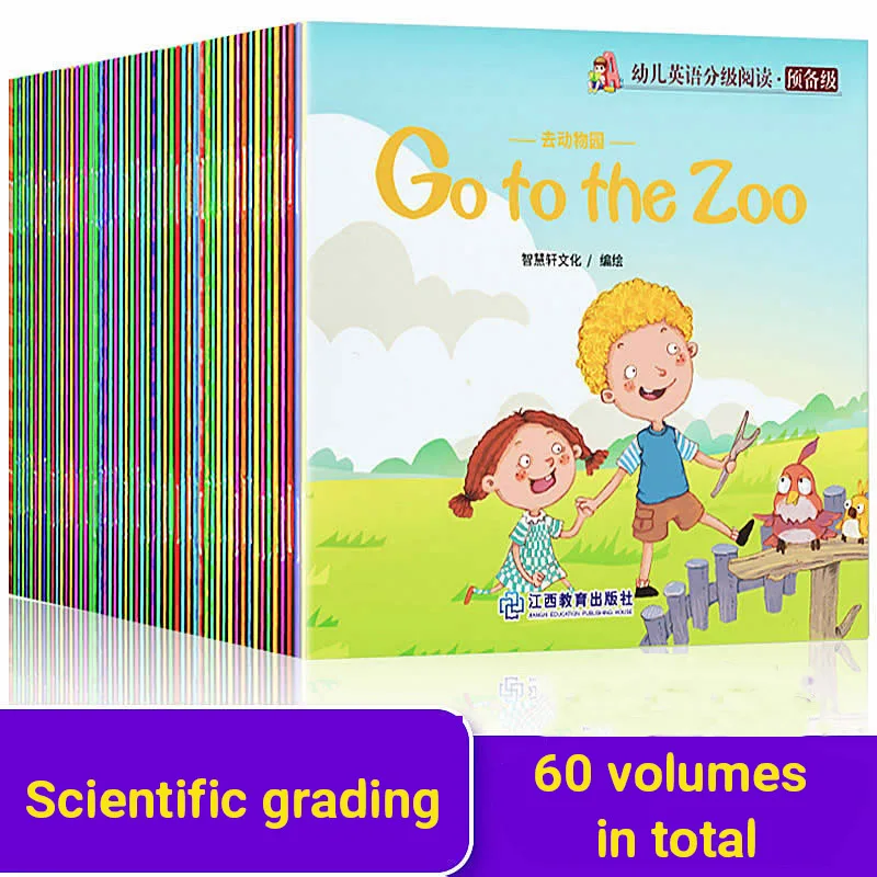 

60 Books for Children English Graded Reading with Audio Accompanying Reading English Enlightenment Early Education Picture Books