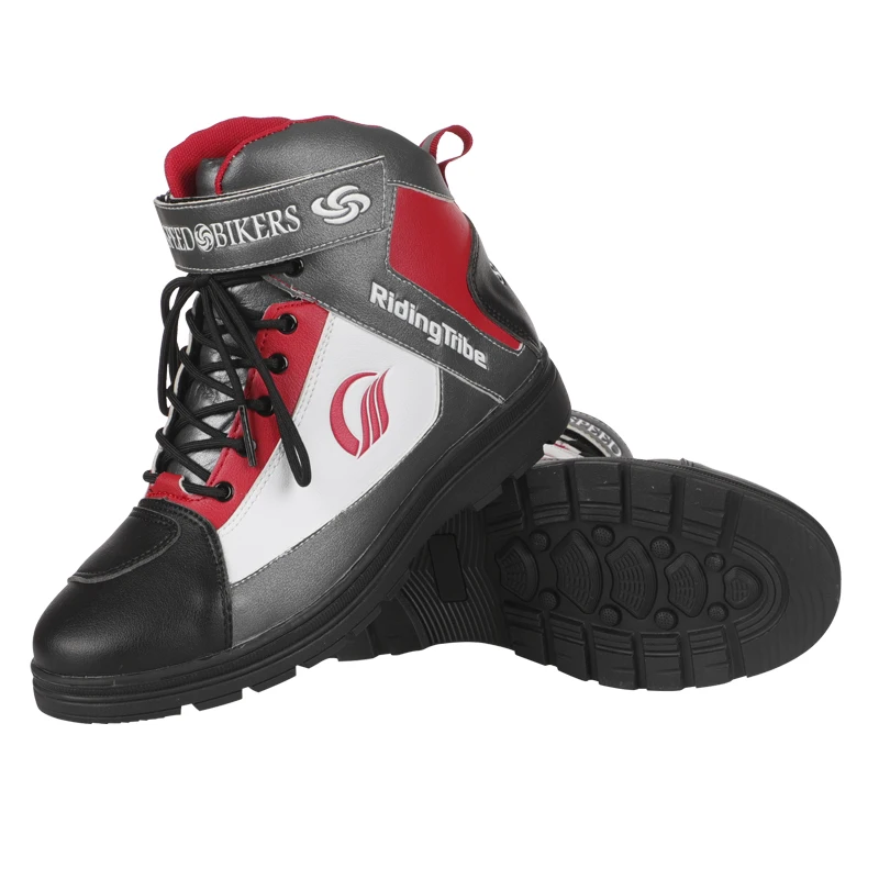 Мужские и женские мотоциклетные ботинки водонепроницаемая обувь для верховой