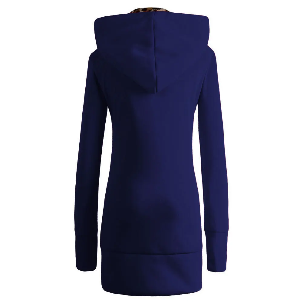 Зимние женские куртки с леопардовым принтом парка длинным рукавом пальто на