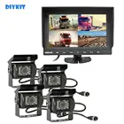 Камера заднего вида DIYKIT, водонепроницаемая камера заднего вида с разрезом, 9 