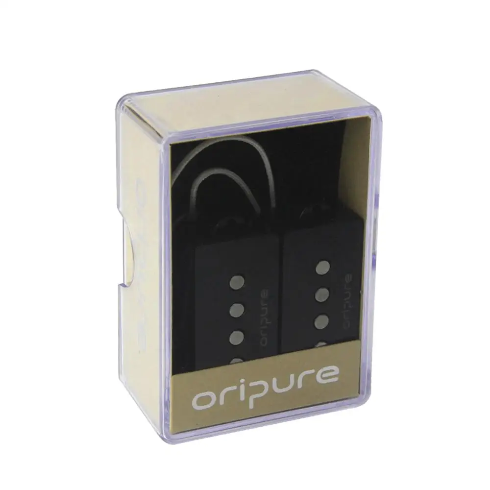 Комплект звукоснимателя Oripure Alnico 5 басов черный бесшумный звукосниматель для 4