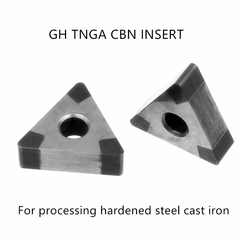 CBN insertar TNMG TNGA160404 Tnmg 160408 Cnmg120404 metal torno herramientas de torneado de corte para el procesamiento de acero endurecido de hierro fundido