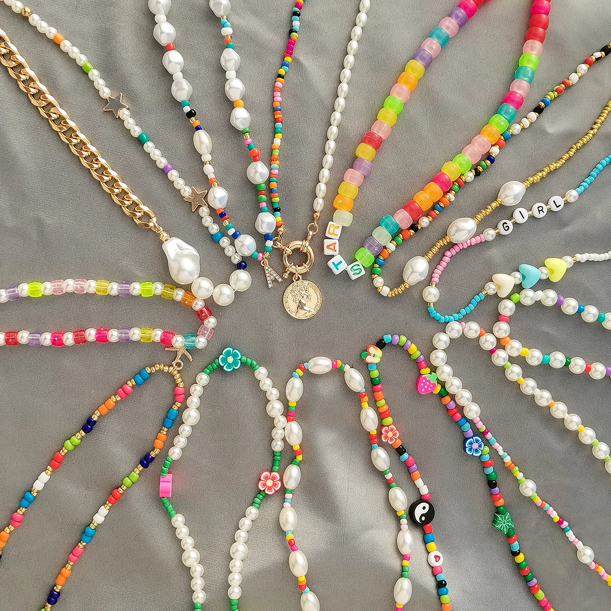 

Ingemark Kpop Vintage Pearl Choker Necklace For Women Bead Clavicle Chain Necklace 2021 Trend Elegant Boho Wedding y2k Jewelry