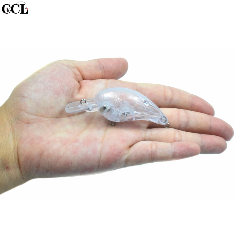 

CCLTBA 20 шт./лот Джеркбейт блесна 7 см 10 г плавающий Воблер для рыбалки круглая подводная губа кренкбейт Неокрашенная жесткая рыболовная приман...