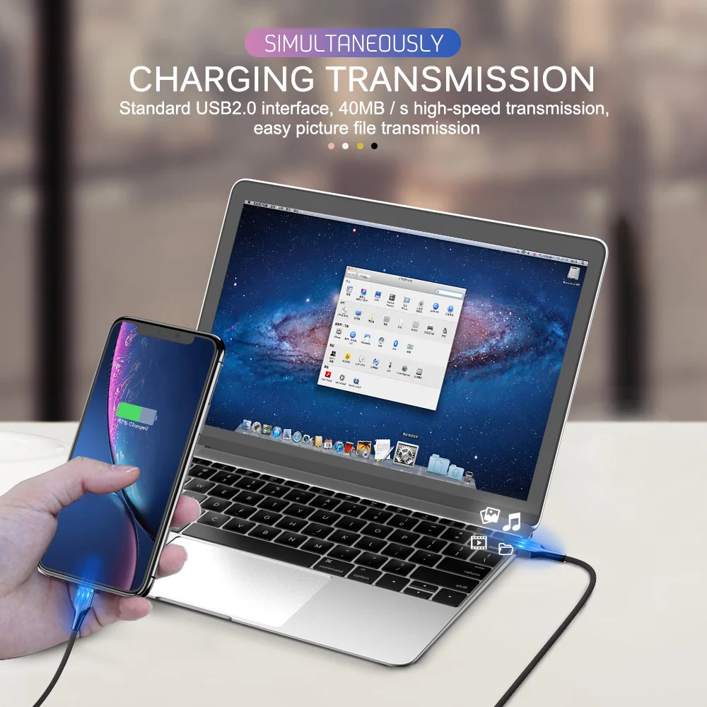 USB Кабель зарядного устройства для Apple iPhone 7 8 Plus 10 11 Pro X XS Max кабель передачи данных 5