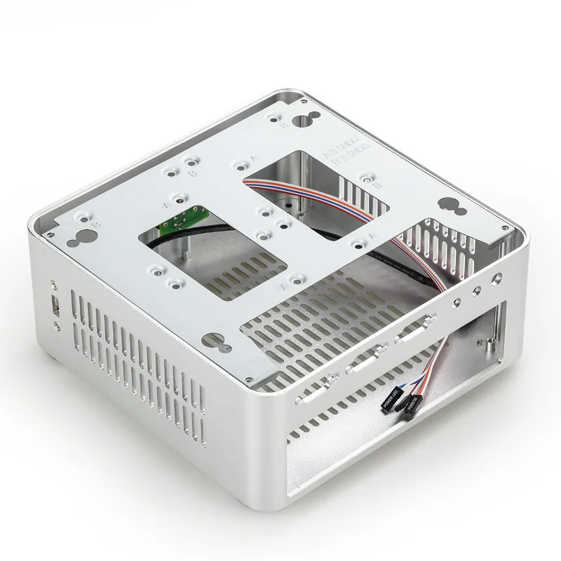 Мини чехол для ПК HTPC безопасная горизонтальная материнская плата ITX шкафа