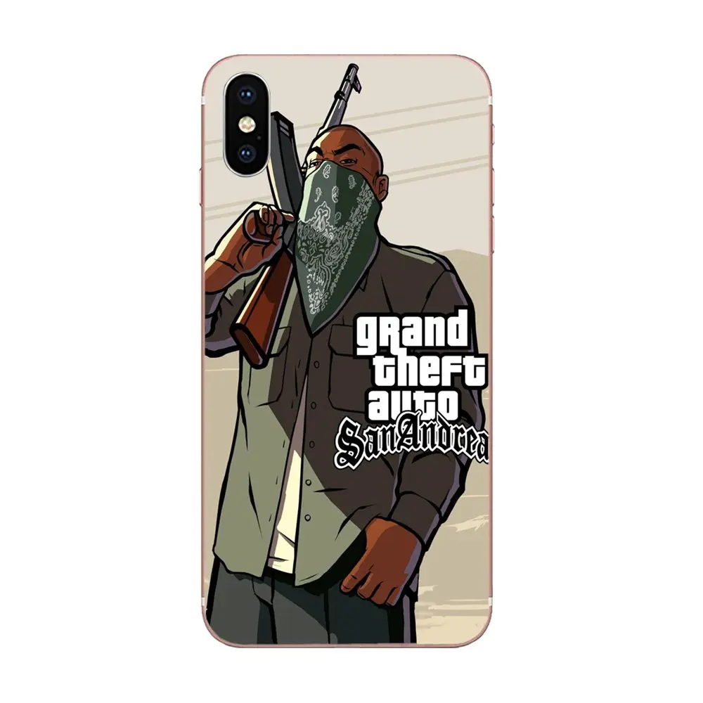 Grand Theft Auto Gta 5 1 For Sony Xperia Z Z1 Z2 Z3 Z4 Z5 compact Mini M2 M4 M5 T3 E3 E5 XA XA1 XZ Premium TPU Phone Coque | Мобильные