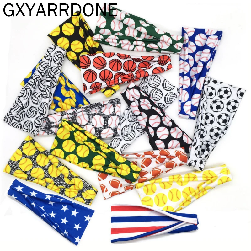 1 шт. Женская повязка для йоги Спортивная эластичная хлопковая на голову