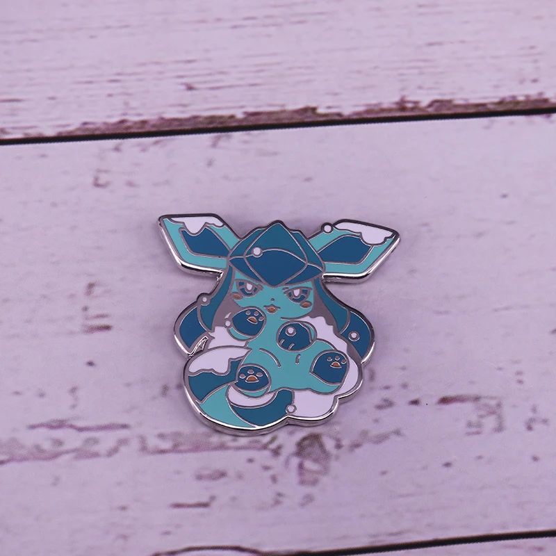 Игра Glaceon pokemon go эмалированная булавка