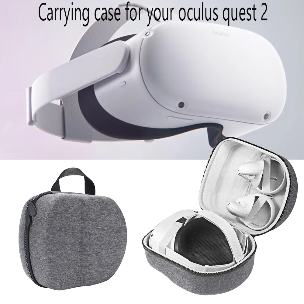 

Новинка 2020, жесткий чехол для путешествий, защитная сумка, чехол для переноски Oculus Quest 2/Oculus Quest, игровая гарнитура виртуальной реальности «Вс...