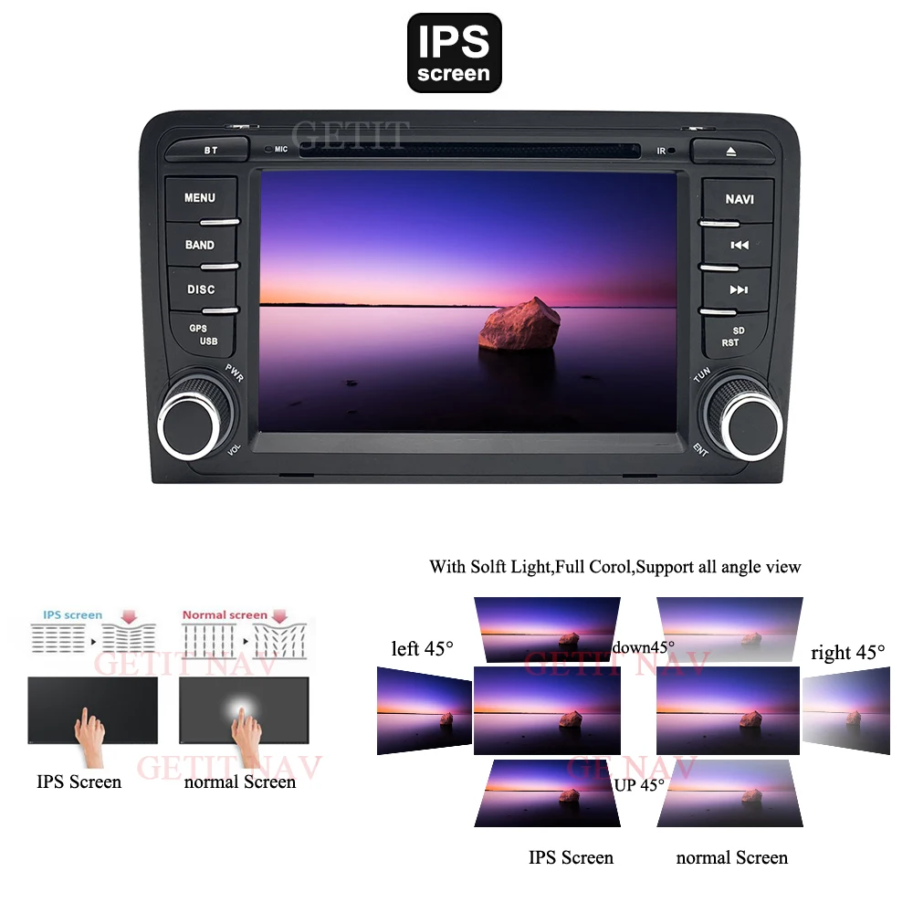 Автомагнитола 2 din с dvd и gps навигацией мультимедийная стерео система на Android 10 для