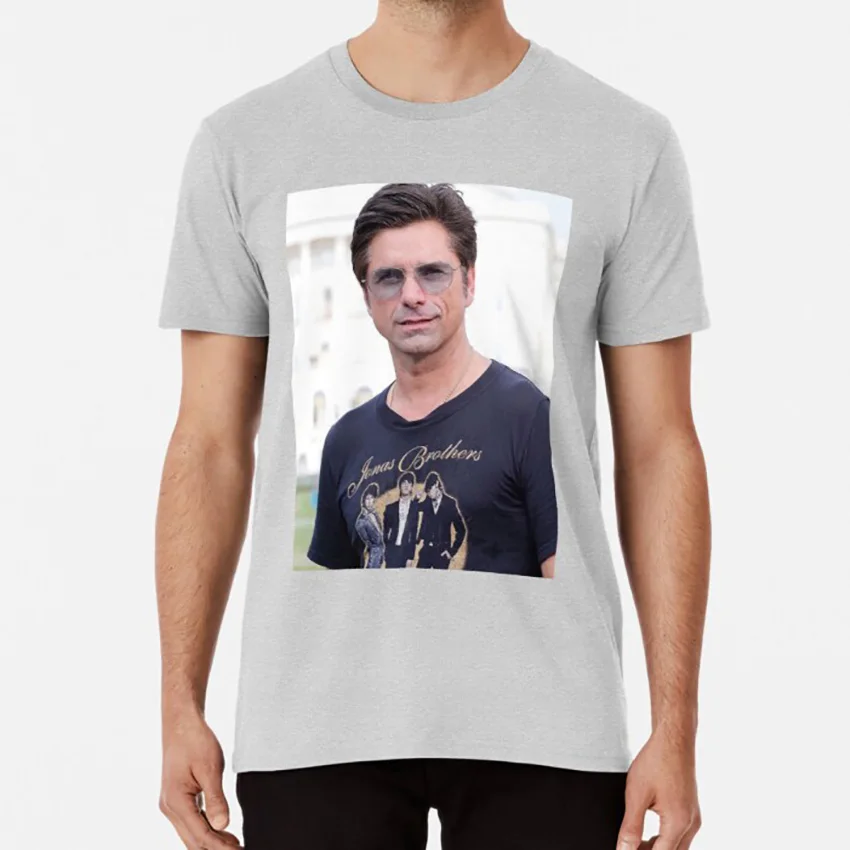 Футболка Джон стамос с надписью A Jonas Brothers футболка John Stamos Brothers|Мужские футболки| |