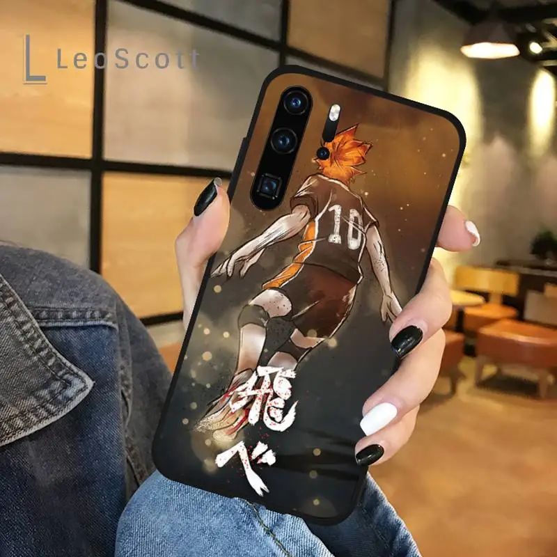 

Haikyuu Hinata Japanese anime Phone Case For Huawei honor Mate P 9 10 20 30 40 Pro 10i 7 8 a x Lite nova 5t