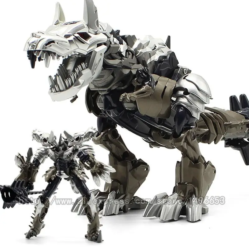 

WEIJIANG Oversize 25CM Alloy Transformation Movie 5 kids Toy Cool Dinosaur Model Anime Action Figure Robot Classic Toy Boy Gift