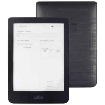 Электронная книга KOBO Clara HD N249, устройство для чтения электронных книг с сенсорным экраном, с передсветильник кой, Белый/светильник 1