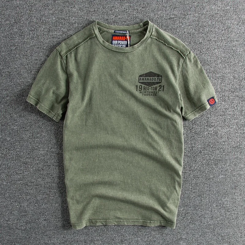 

T-shirt men's short sleeve pure cotton summer round neck men's 2021 new base shirt T-shirt pure cotton couple top wear
