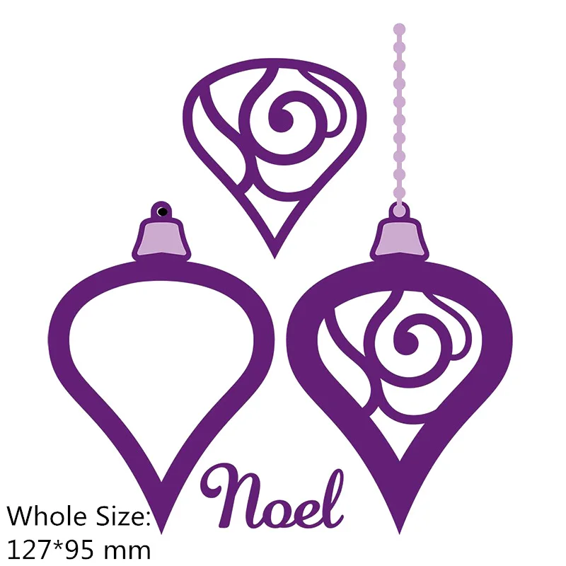 Рождественский праздничный шейкер металлические пресс-формы для скрапбукинга и