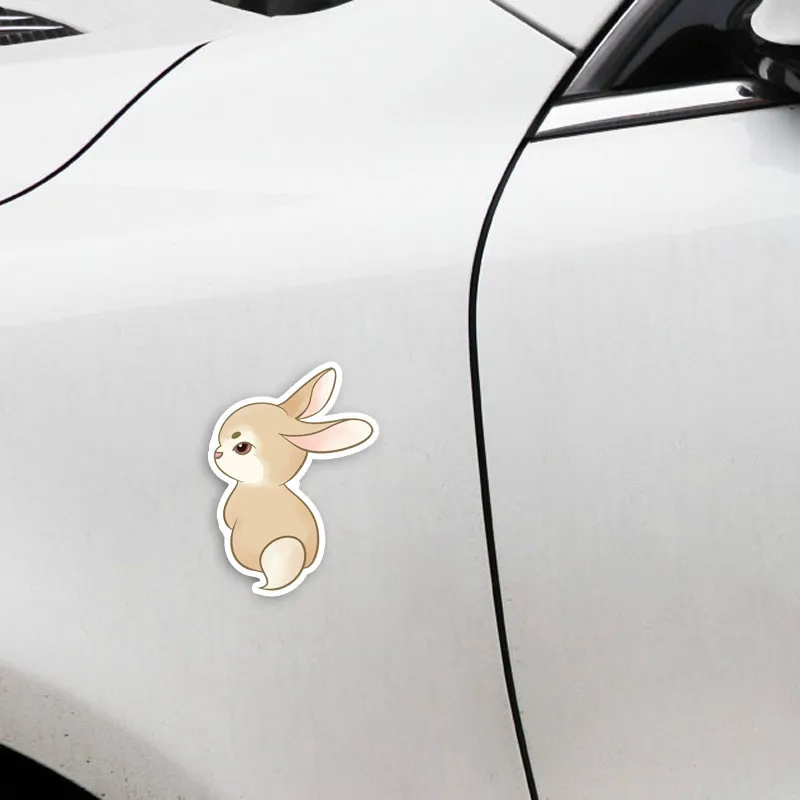 Наклейки милые животные кролик для Авто/бампер/окно/наклейка на стену наклейки DIY