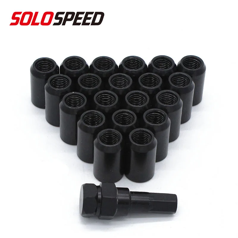20 шт. + 1 автомобильные аксессуары для гоночных автомобилей гайки из нержавеющей