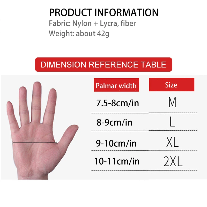 

Non-slip Half Finger Gloves with Wrist Wrap Support Padded Fitness Short Open Finger Glove for Riding Sports Summer MC889