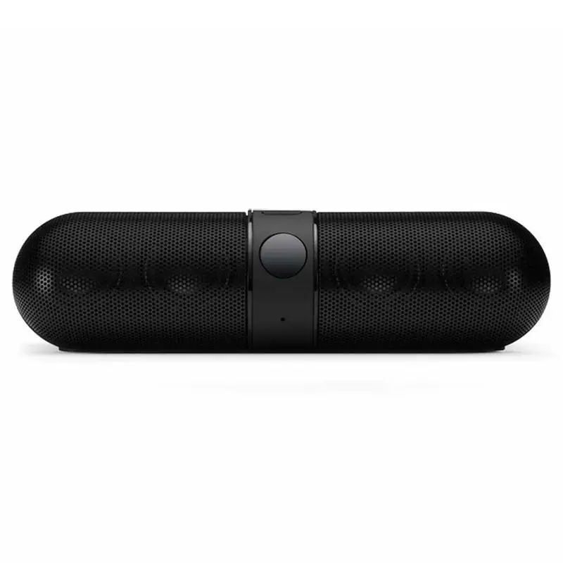 Черный Портативный Bluetooth динамик для мобильного телефона, стерео аудио, Беспроводной регулятор громкости, мини, для помещений, супер бас, USB, громкая связь для xiaomi - Цвет: Черный