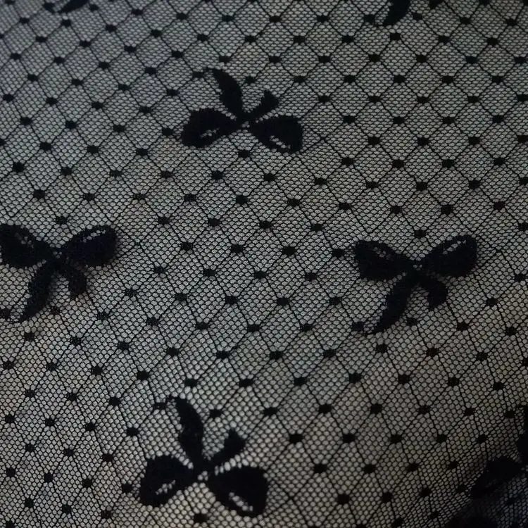 2yd Высококачественная черно-белая женская ткань в горошек жаккардовая сделай сам