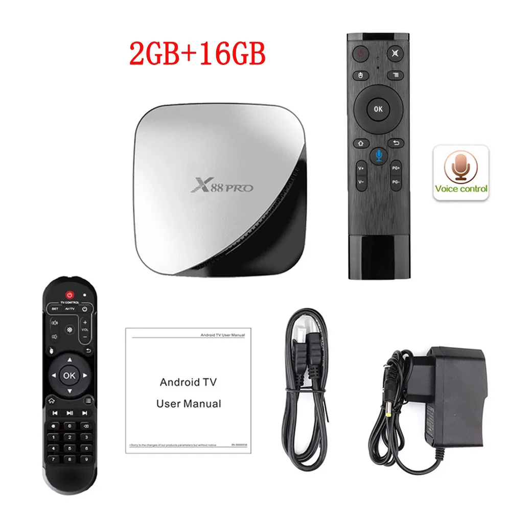 2G 16G Voice IR Android ТВ коробка A95X F2 Android 9,0 смарт-медиа-плеер 4 K Поддержка 2,4G& 5G Dual Band WI-FI RJ45 ЛВС USB HDMI оптический Смарт ТВ коробка - Цвет: 2G 16G Voice IR