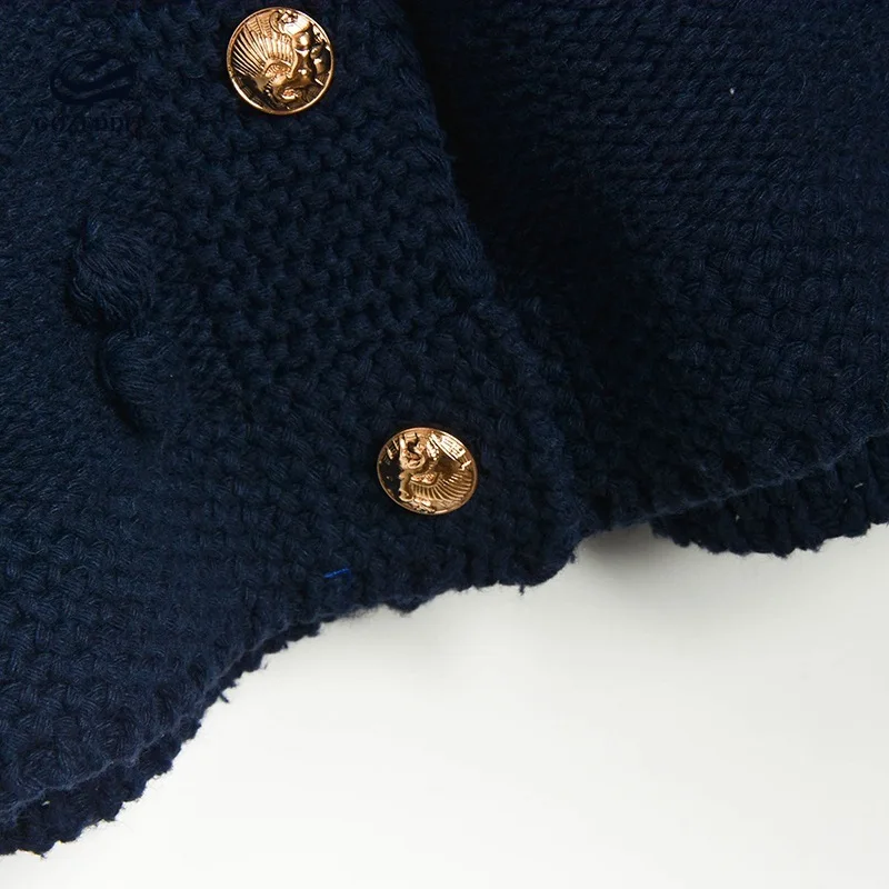 Gozeddit Роскошные Дизайнерские вязаные свитера с рисунком троянского коня бабочки