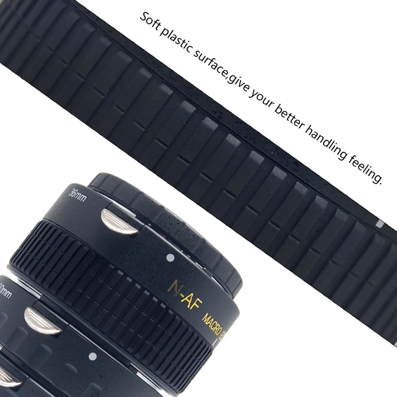 

Macro Extension Tube,12mm+20mm+36mm Metal Bayonet Automatic Macro Extension Tube Set for Nikon Cameras Extension Tube