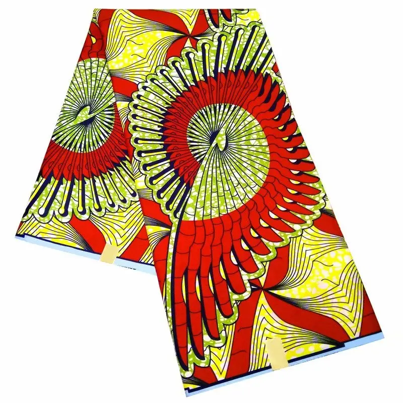 100% полиэстер воск новинка 2019 африканская вощеная ткань принтом Нигерия Анкара с