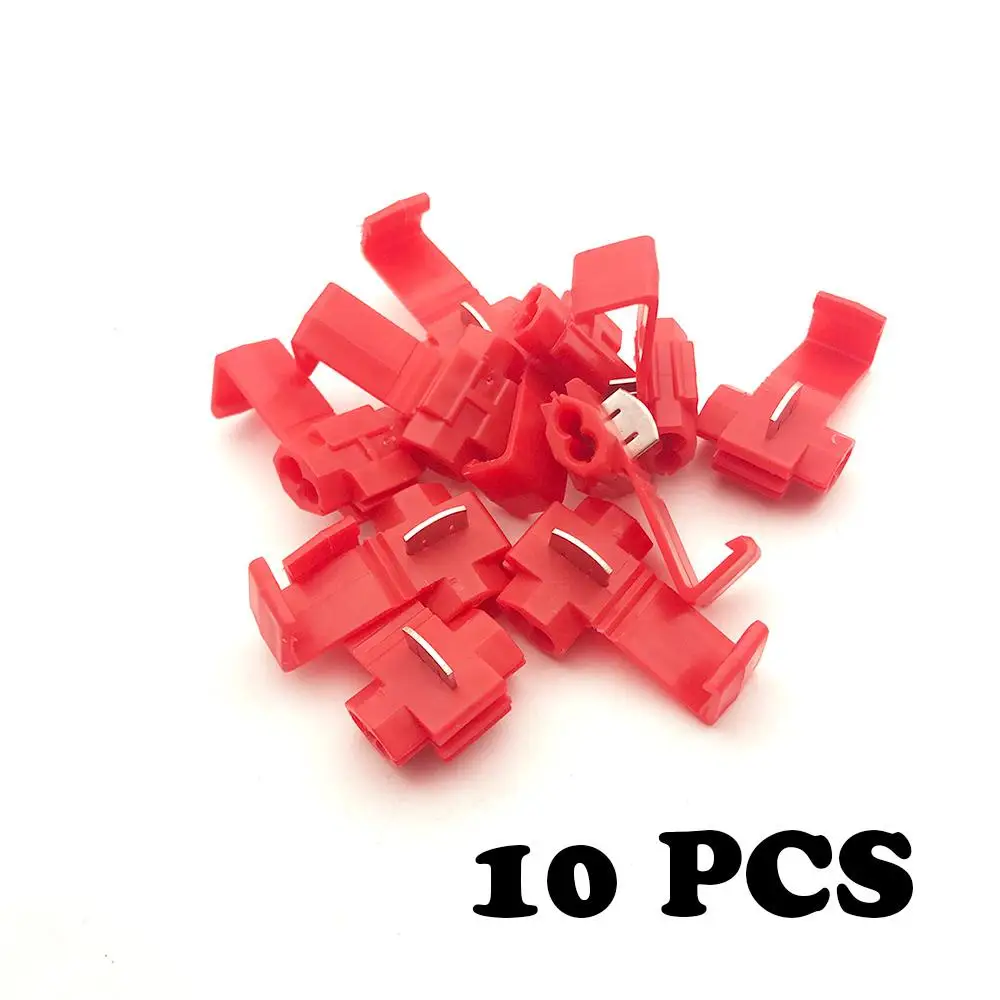 10 шт. Проводные клеммы быстрый проводной соединитель кабельный зажим AWG 22-18 801p для