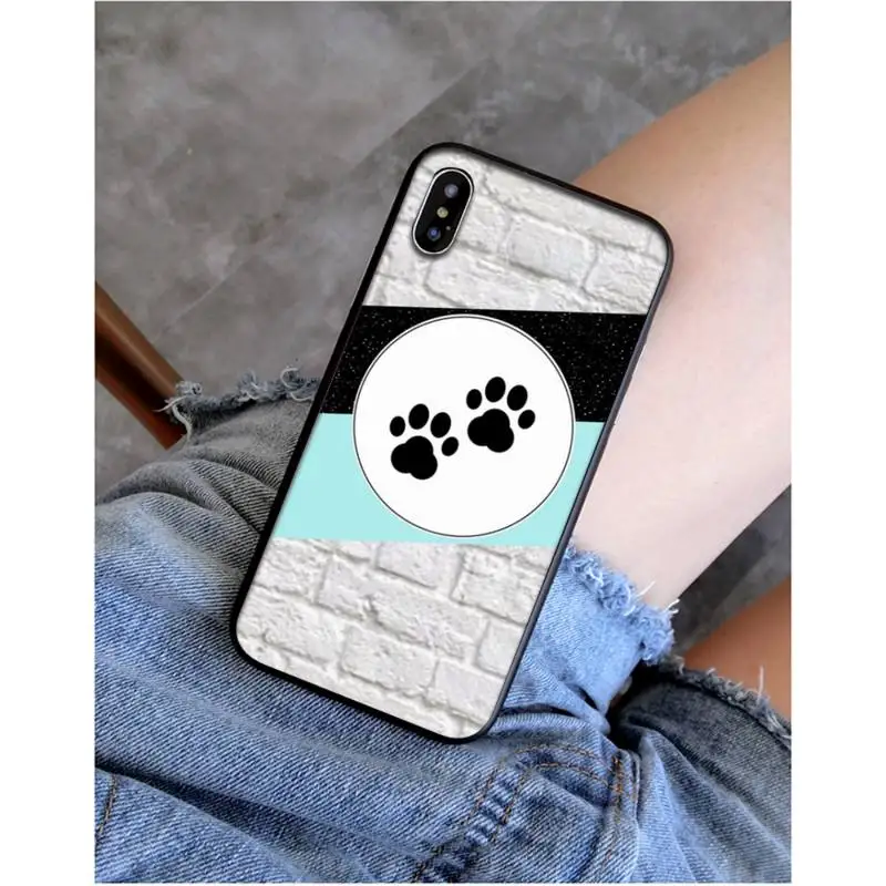 Babaite собака след Paw мягкий чехол для мобильного телефона iphone 11 Pro Max X XS MAX 6 6s 7 8 плюс 5