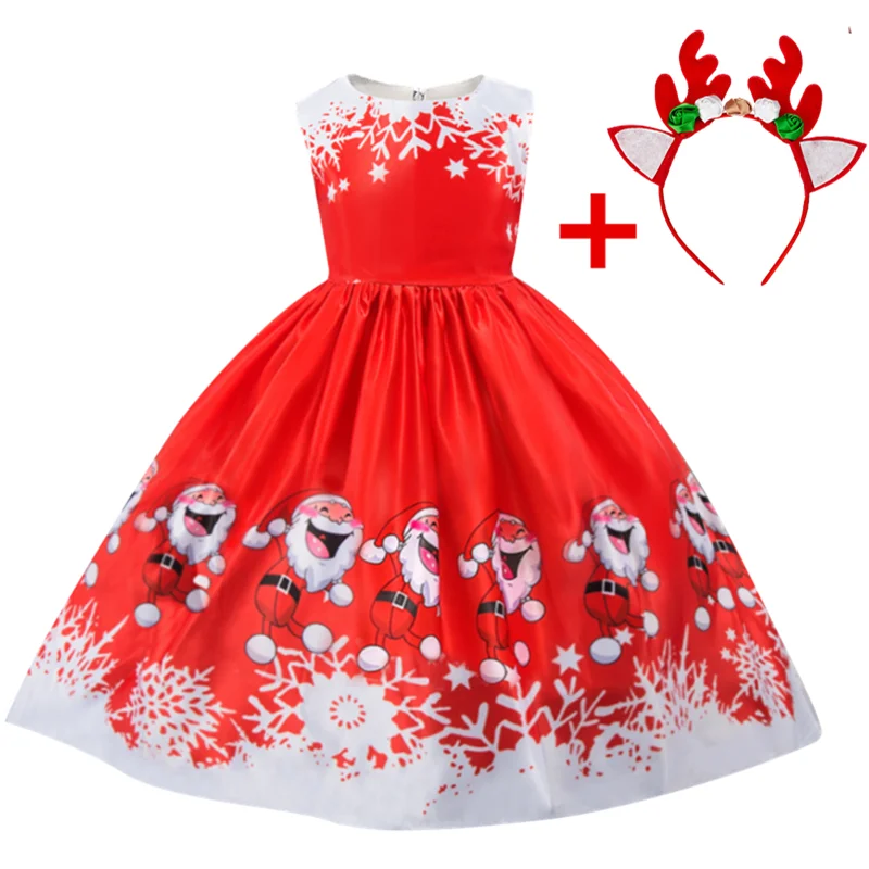 Вечерние платья принцессы для маленьких девочек Рождественский подарок
