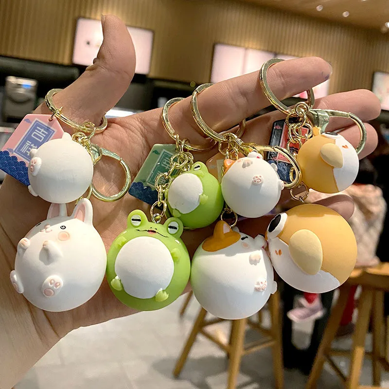 

2021 Fashion Popular Cartoon Blessing Doll Keychain Pendant Cartoon Key Chain Pendant Bag Pendant For Girlfriend Lovely Gift