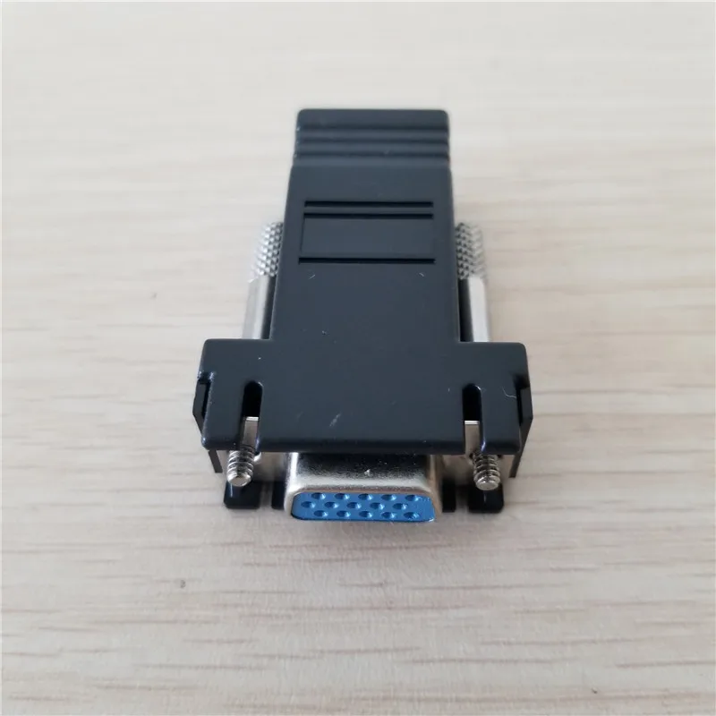 

Адаптер-удлинитель VGA SVGA D-Sub HDB15 «Мама»-«мама» RJ-45 RJ45
