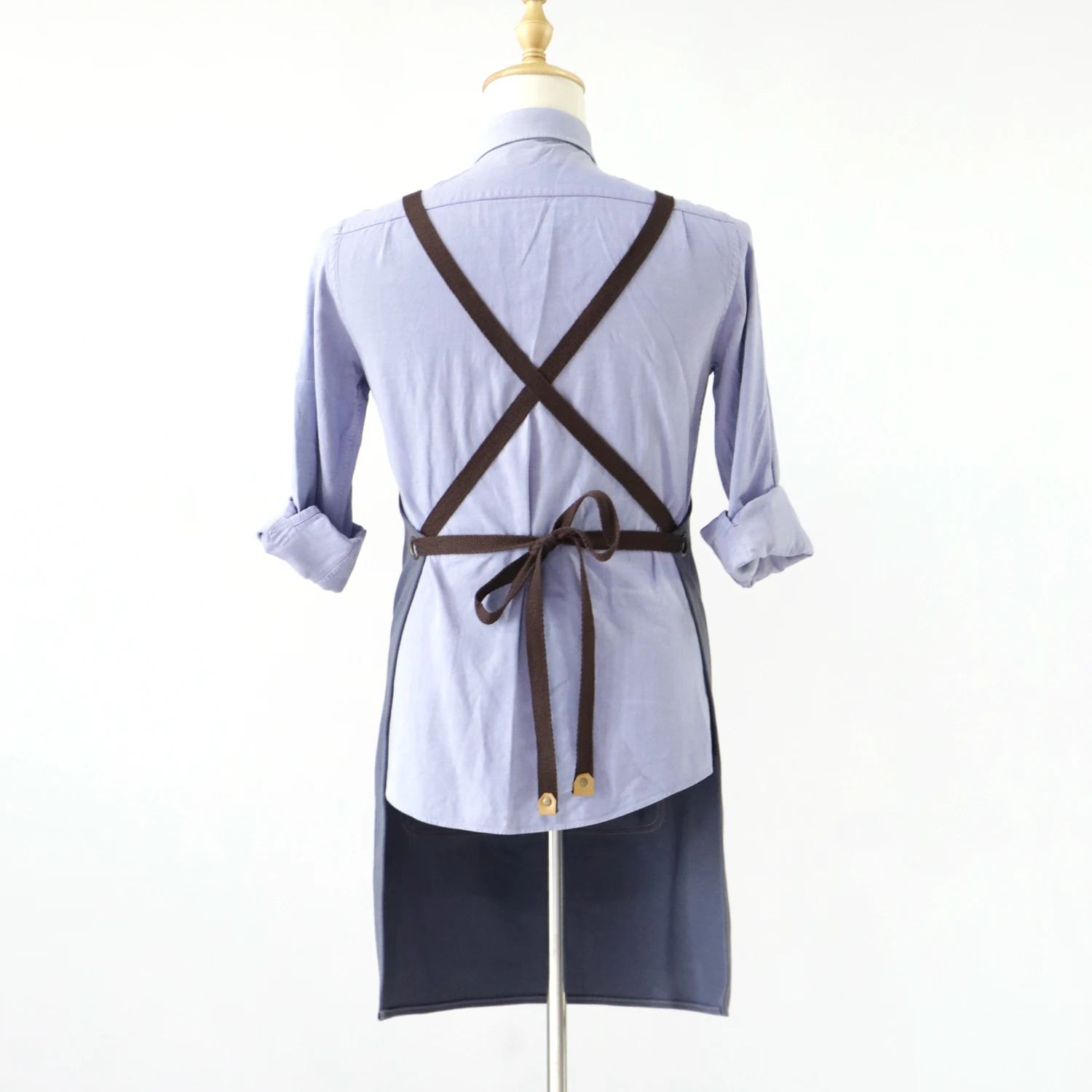 Модный холщовый кухонный семейный Мужской рабочий фартук шеф повара для гриля