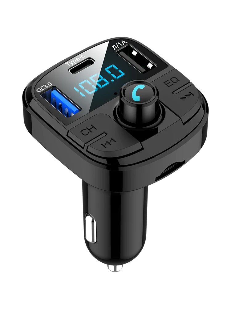 BT29 Автомобильный MP3 Bluetooth плеер, беспроводной Bluetooth fm-передатчик, USB интерфейс, быстрая зарядка 3,0, автомобильное зарядное устройство - Формат цифровых медиаданных: BT29