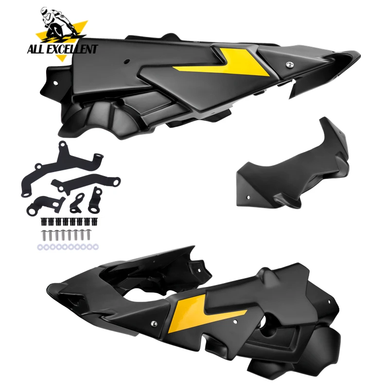 

Bellypan обтекатель спойлера двигателя, набор запасных частей корпуса, нижняя панель для Yamaha MT-09/Tracer FZ-09 900 GT, наклейки