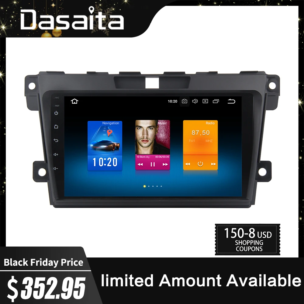 Dasaita " ips Android 9,0 автомобиль радио для Mazda CX7 CX 7 CX-7 навигации 2008 2009 2010 2011 2012 2013 Авто gps