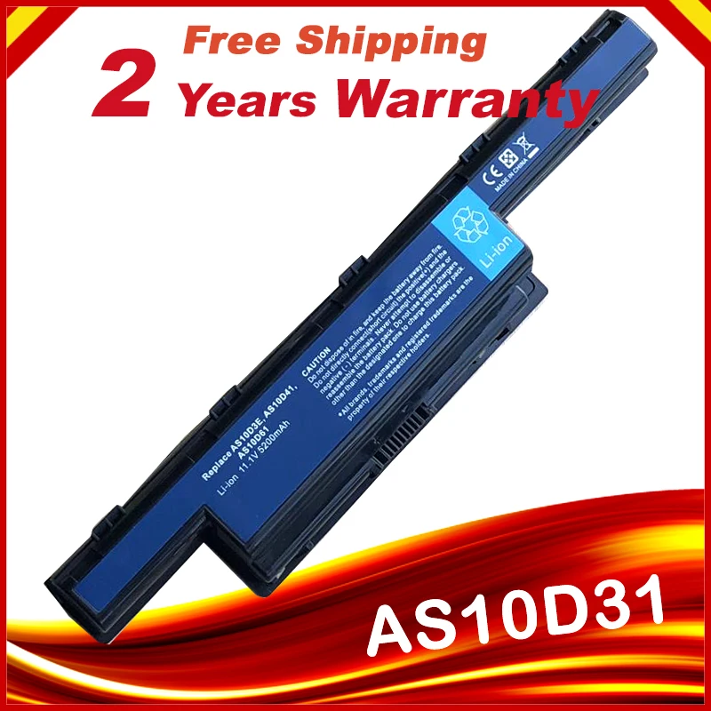 

HSW 11.1v Battery For Acer Aspire AS10D31 AS10D51 AS10D81 AS10D61 AS10D41 AS10D71 4741 5742G V3 E1 5750G 5741G as10g3e
