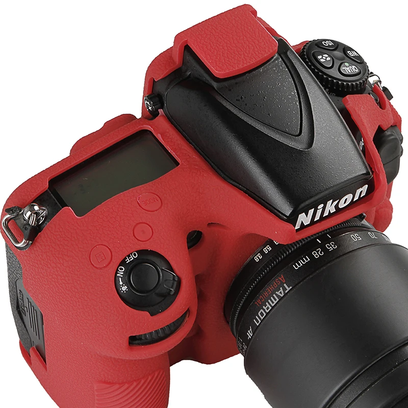 Чехол для Nikon D810 D810a Личи Текстура силиконовый защитный чехол камеры Защитная