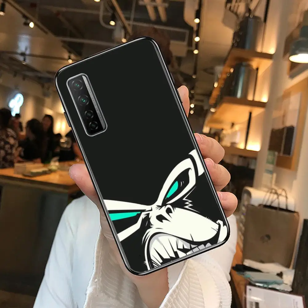 

Phone Case For Huawei mate 40 30 10 20 40 8 9 Lite Z Pro Black Etui 3D Coque Painting Hoesjes 5g black smile cat