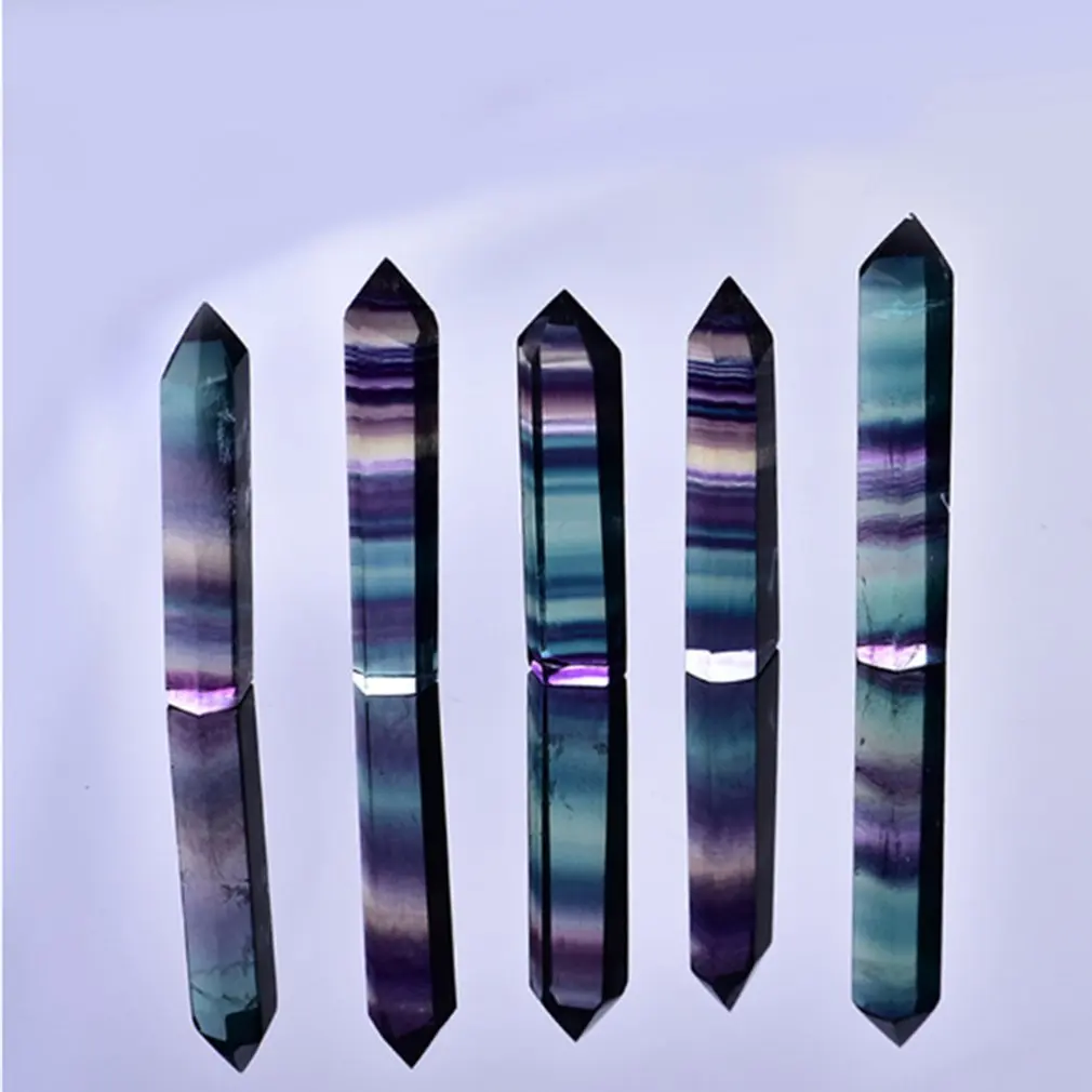 

Natural Stones For Home Decorating Crystal Point Wand Amethyst Quartz Healing Stone Ore Mineral Crafts Home Decor