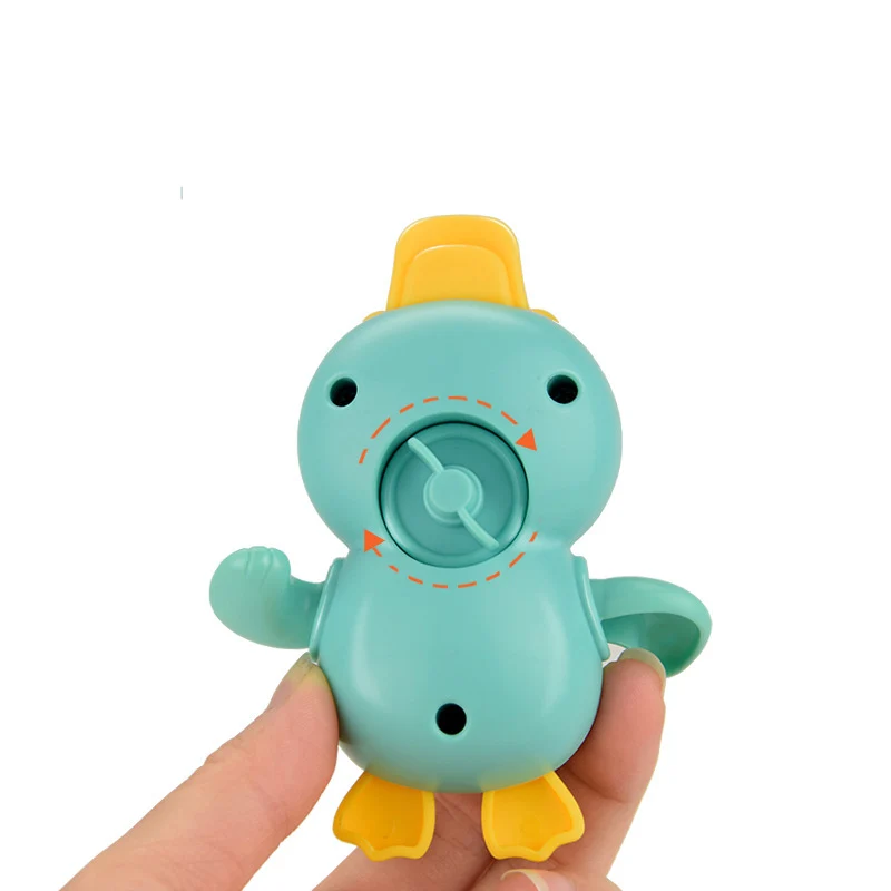 Игрушки для ванны классические Мультяшные животные милые утка заводная цепочка